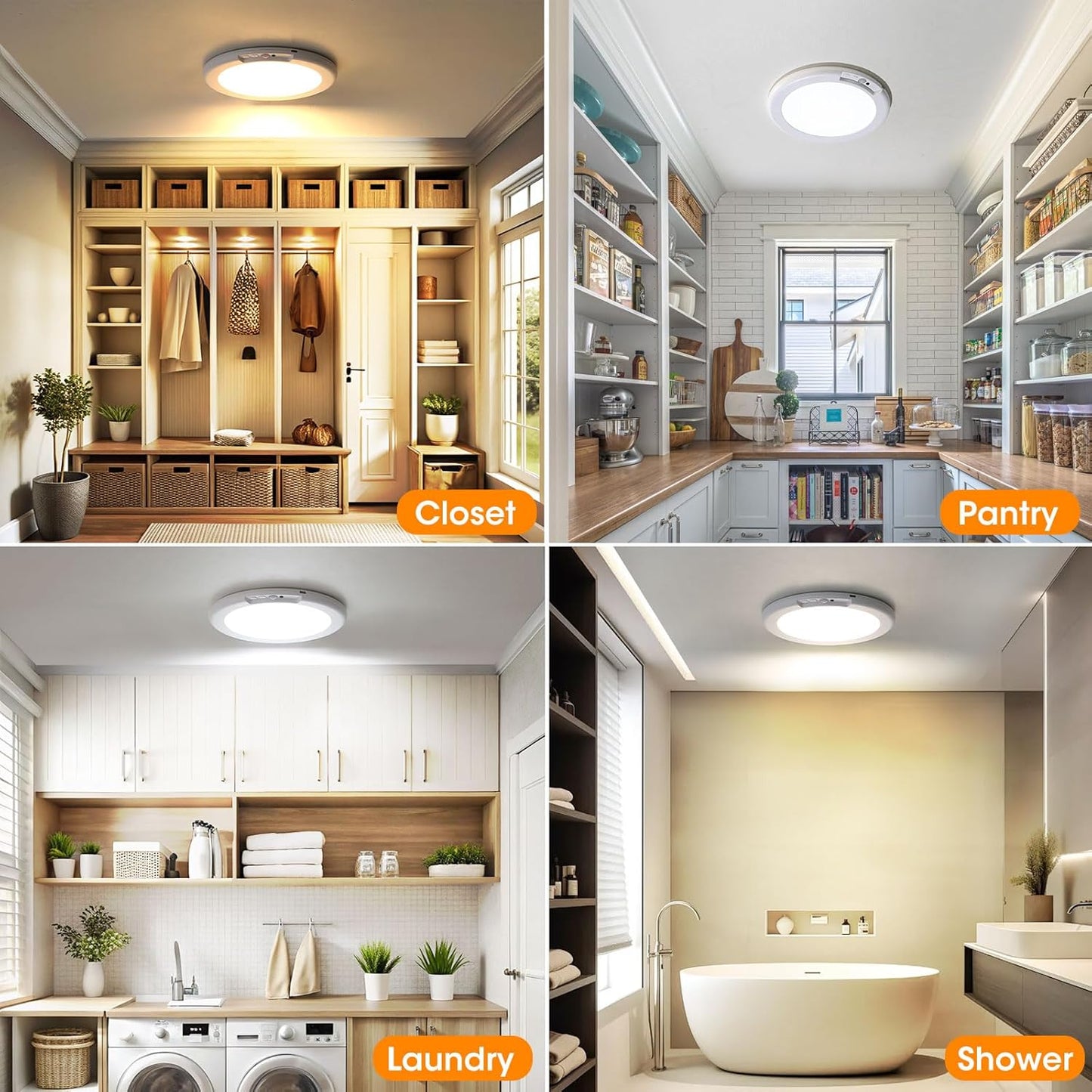 Wireless Automatic Motion Sensor Ceiling Light