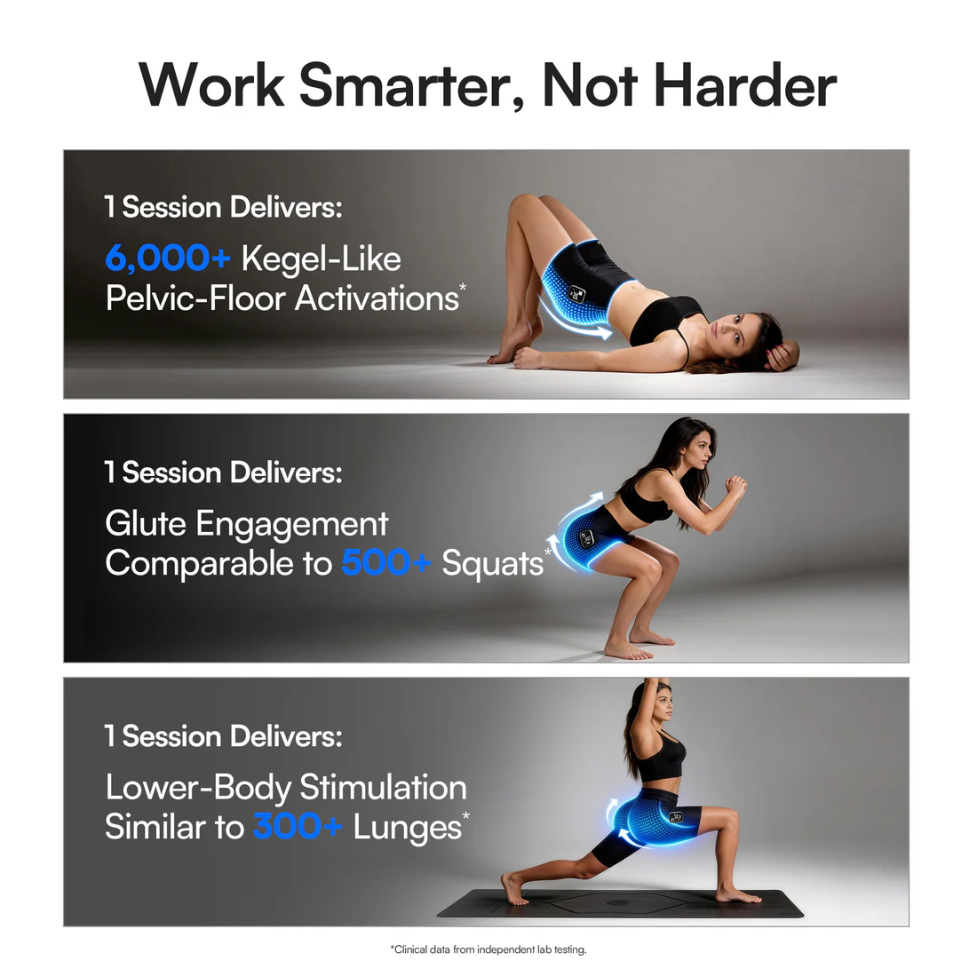 3-in-1 Wireless Toning Shorts for Women