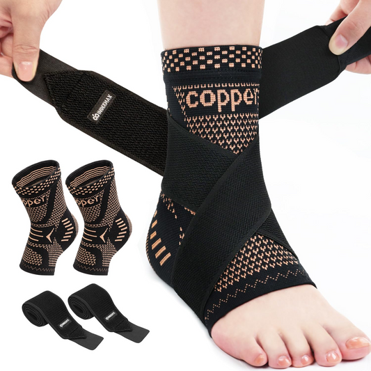 Ankle compression sleeve