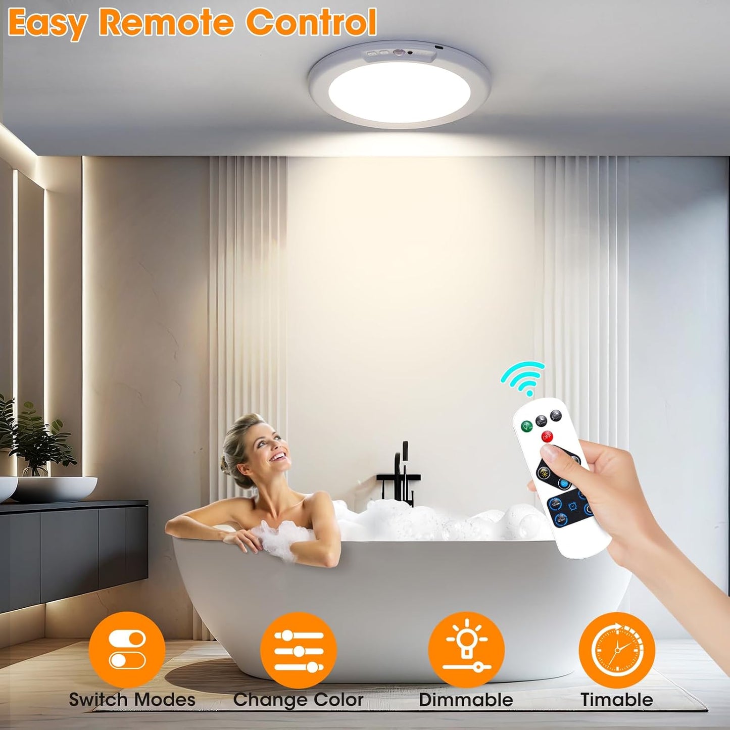Wireless Automatic Motion Sensor Ceiling Light