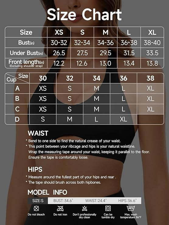 Women’s Open-Back Halter Sports Bra - Padded High-Support Crop Top