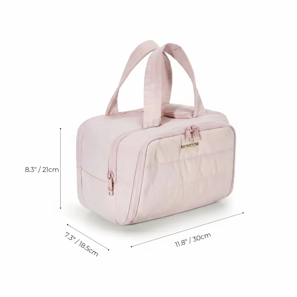 Soft Crush Travel Toiletry Bag